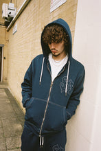 Load image into Gallery viewer, Navy Contrast Hoodie