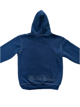 Load image into Gallery viewer, Navy Contrast Hoodie