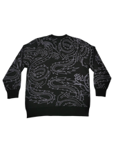 Load image into Gallery viewer, Black Dragon Knit
