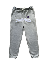 Load image into Gallery viewer, Grey Script Joggers
