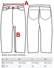 Load image into Gallery viewer, Navy Dragon Logo Jeans
