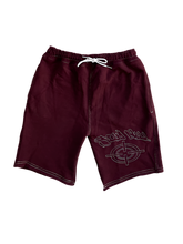 Load image into Gallery viewer, WINE CONTRAST SHORTS

