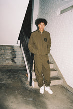 Load image into Gallery viewer, Olive Flight Suit Track Bottoms
