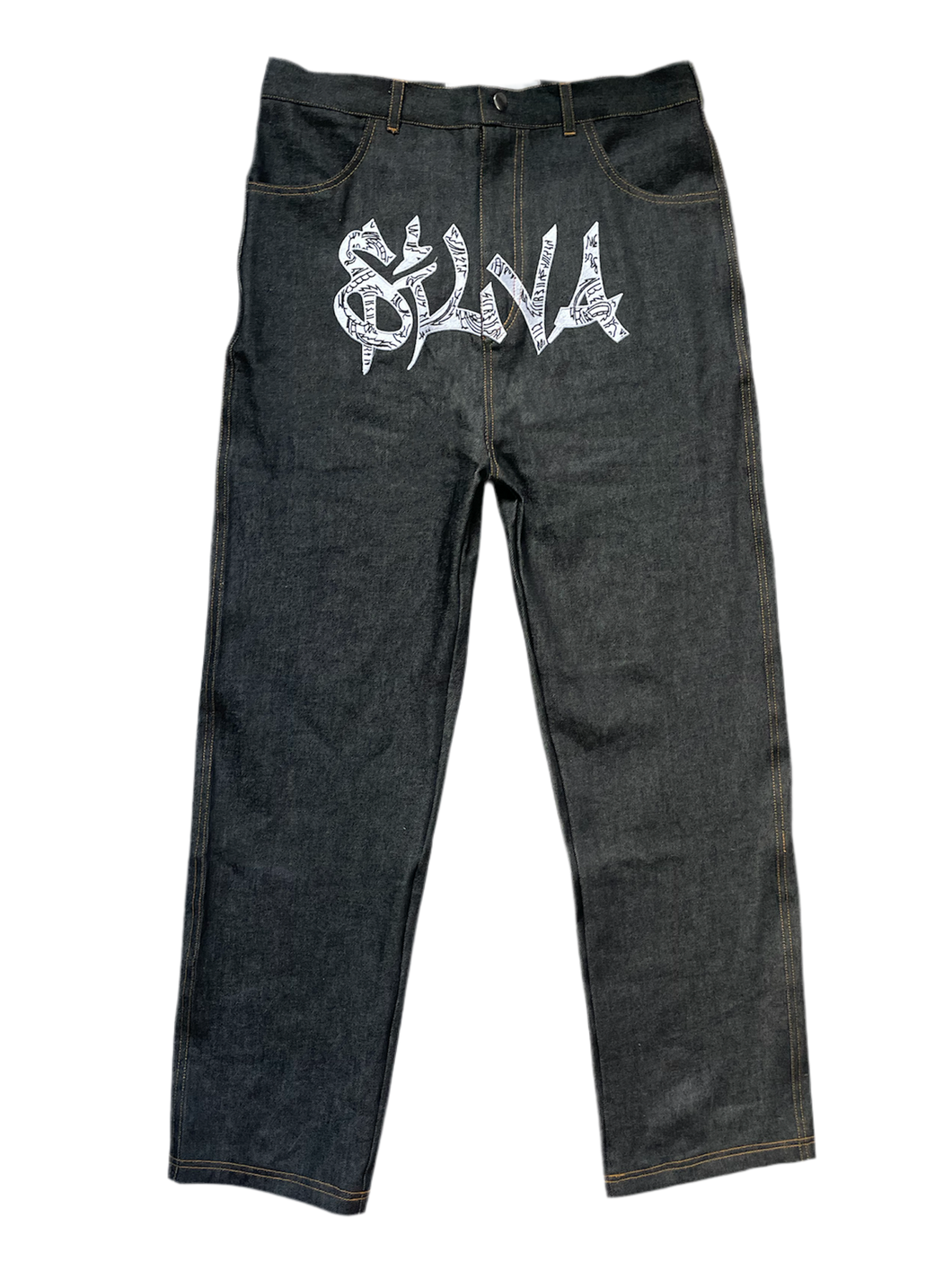Black OG Logo Denim