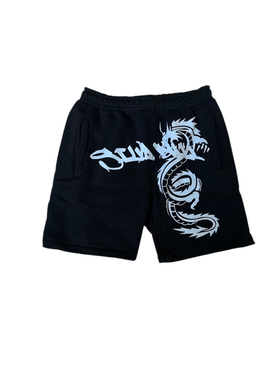 SAMPLE BLACK DRAGON LOGO SHORTS
