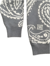 Load image into Gallery viewer, Grey Paisley Knit
