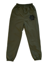 Load image into Gallery viewer, Olive Flight Suit Track Bottoms
