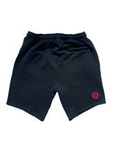Load image into Gallery viewer, BLACK SCRIPT LOGO SHORTS
