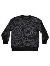 Load image into Gallery viewer, Black Dragon Knit
