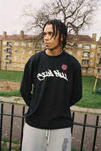 Load image into Gallery viewer, Black Script Waffle Longsleeve

