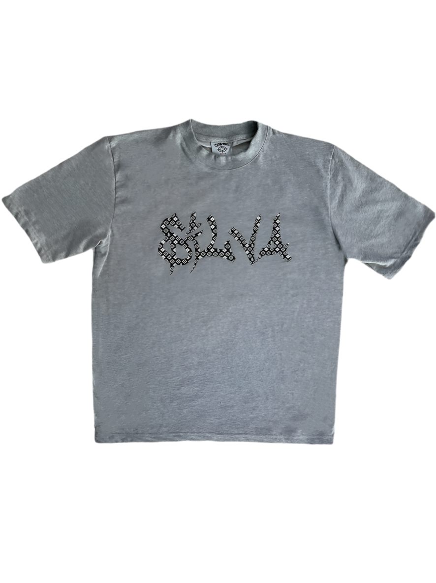 Grey Monogram Tee
