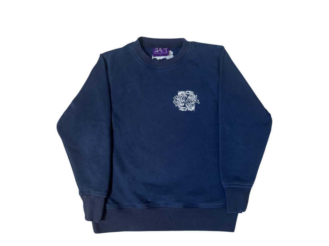 SAMPLE NAVY 24/7 SWEATSHIRT