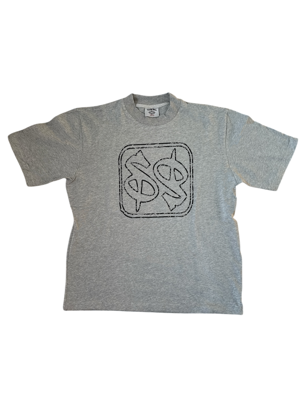 SAMPLE GREY STAMP LOGO TEE